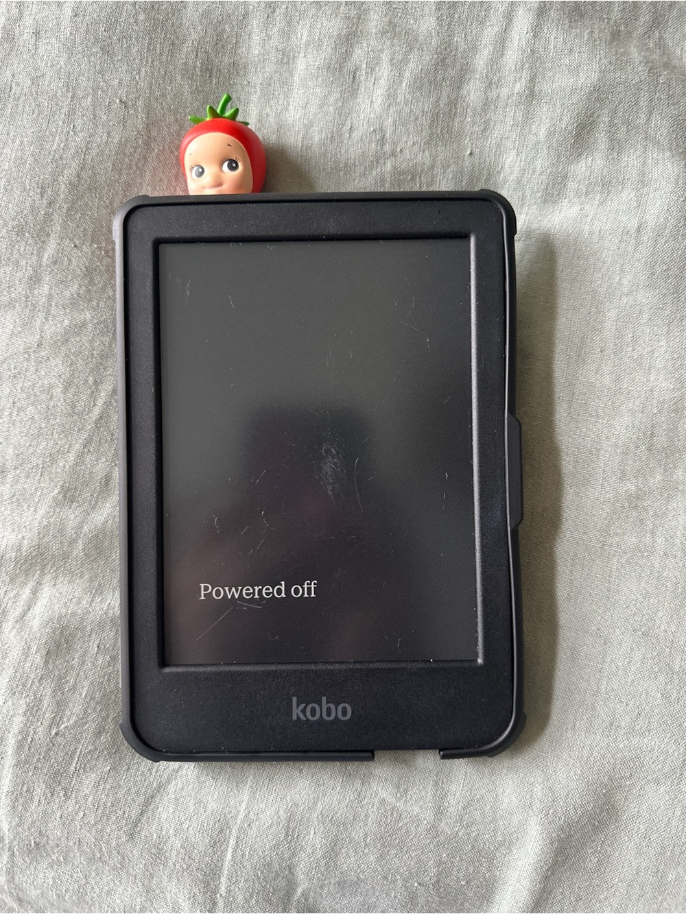 Kobo eReader in Black with Case— SCRATCHED